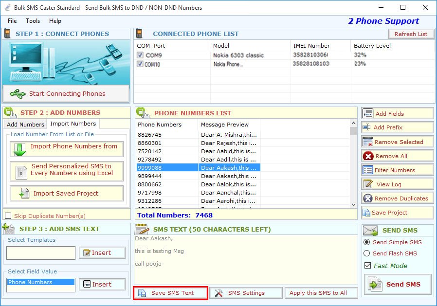 Bulk SMS Caster Professional Bulk SMS Caster Professional