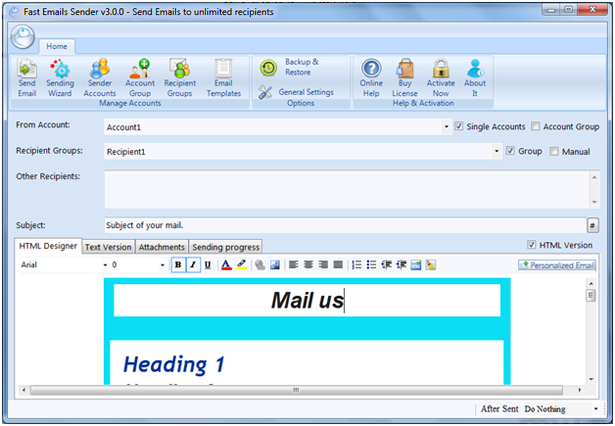 Fast Email Sender Fast Email Sender