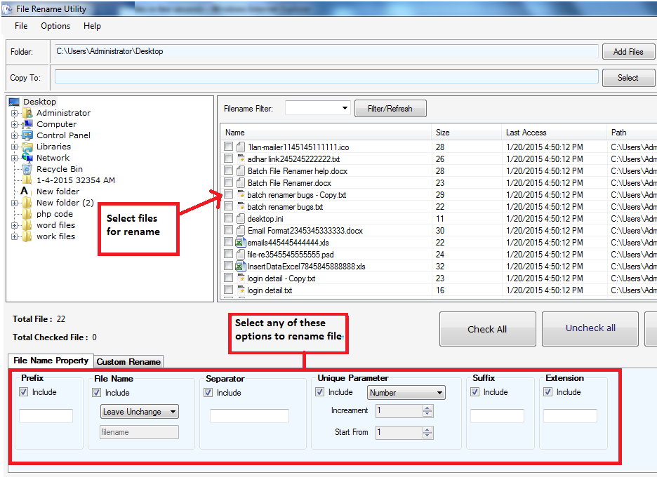 File Rename Utility File Rename Utility