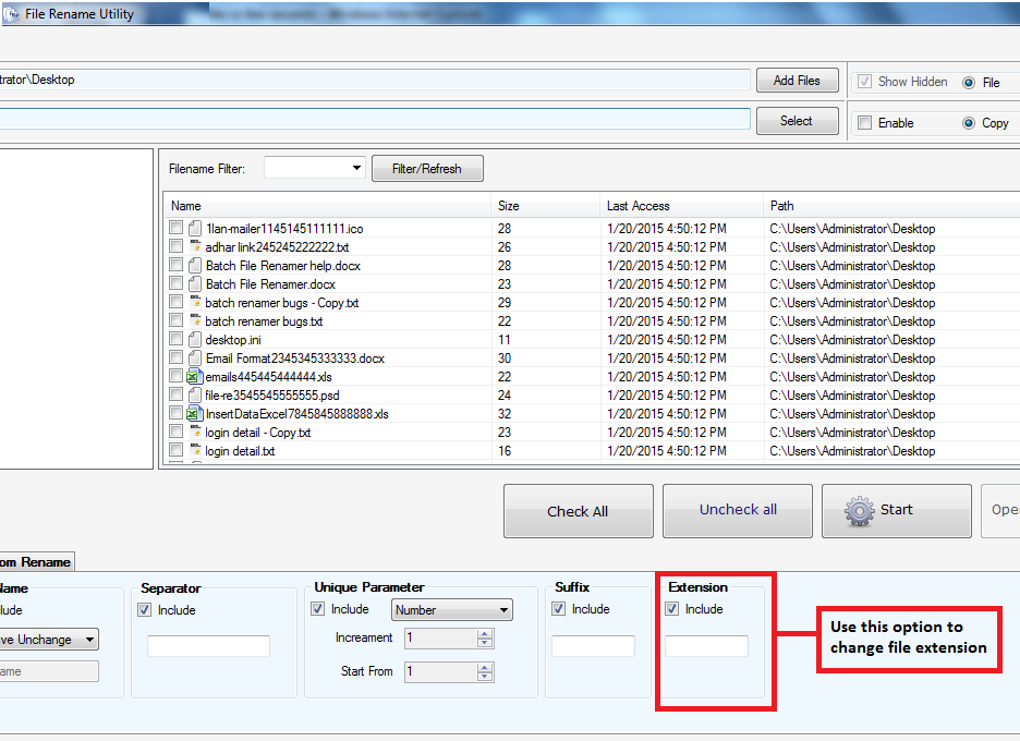File Rename Utility File Rename Utility