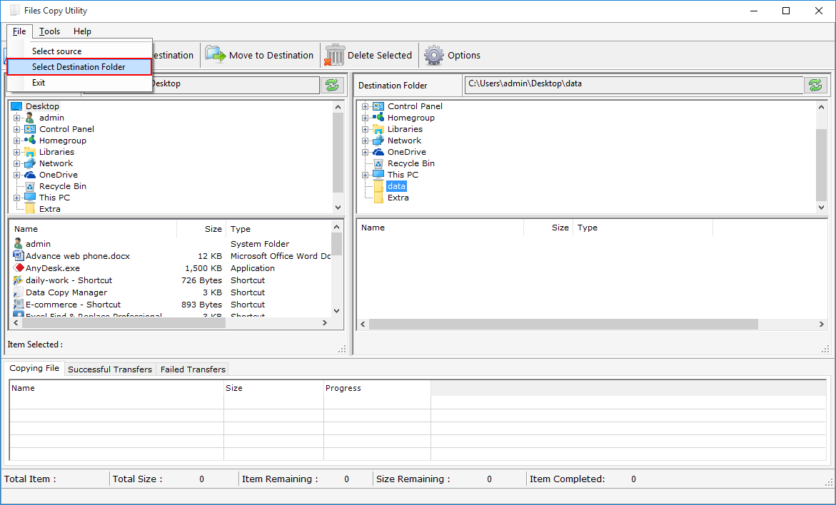 File Copy Utility File Copy Utility