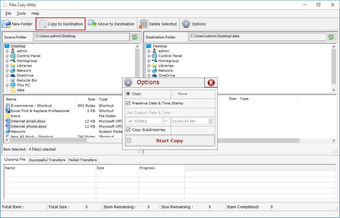 File Copy Utility File Copy Utility