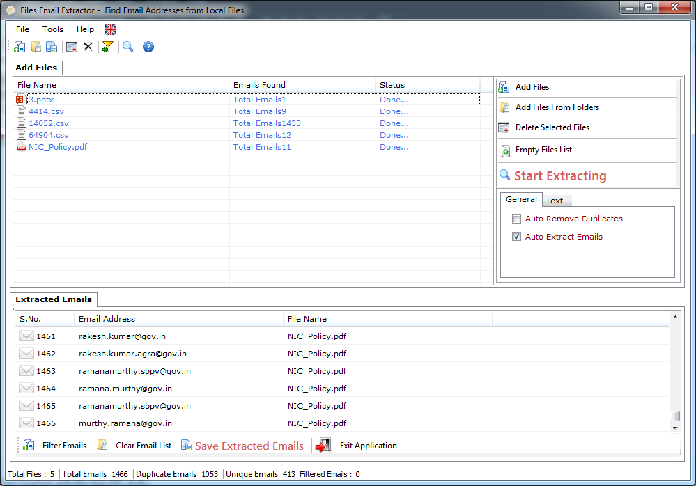 Files Email Finder Files Email Finder