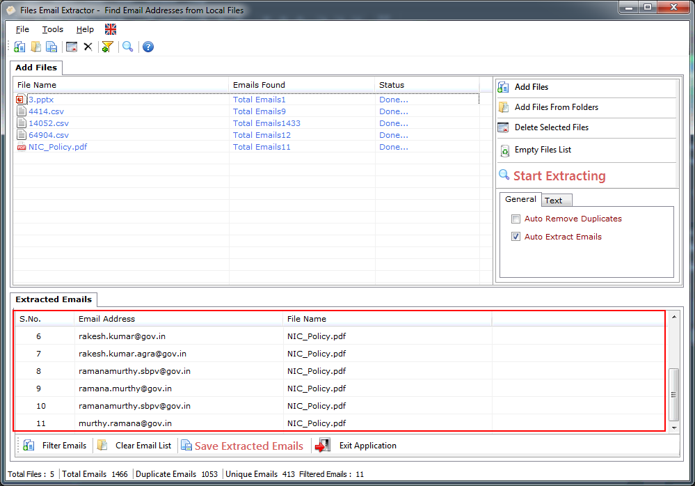 Files Email Finder Files Email Finder
