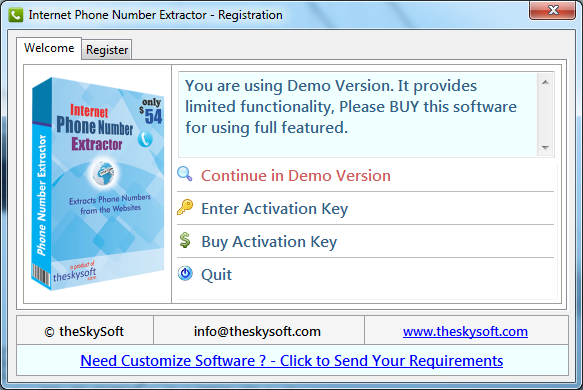 Internet Number Extractor Internet Number Extractor