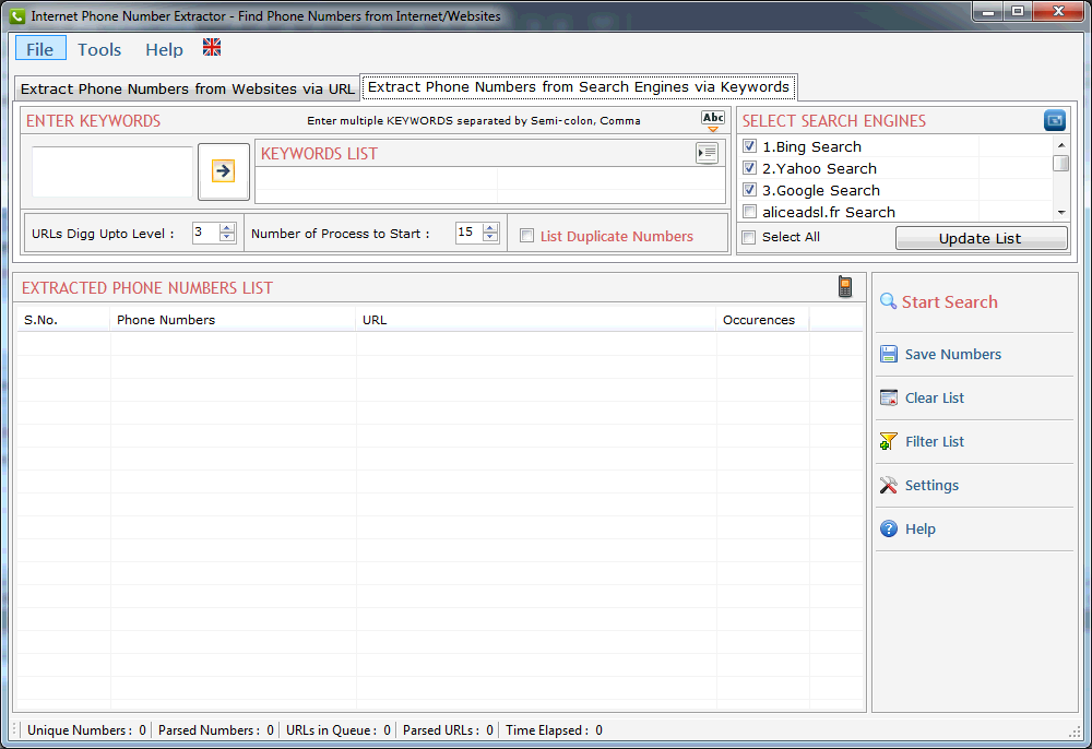 Internet Number Extractor Internet Number Extractor