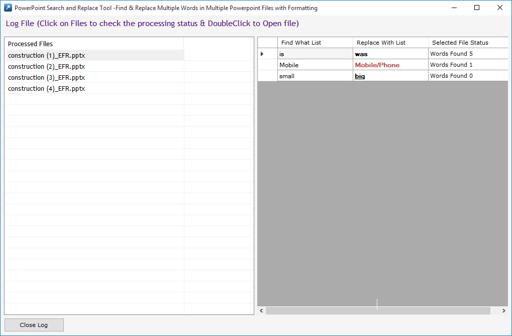 Powerpoint Search and Replace Tool powerpoint-search-replace