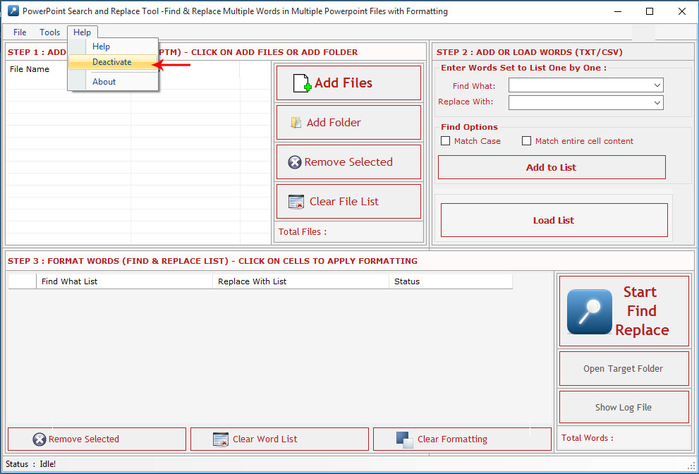 Powerpoint Search and Replace Tool powerpoint-search-replace