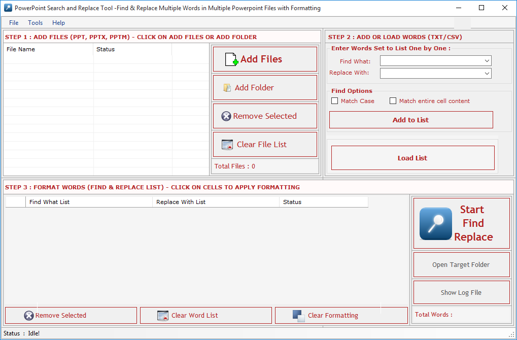 Powerpoint Search and Replace Tool powerpoint-search-replace