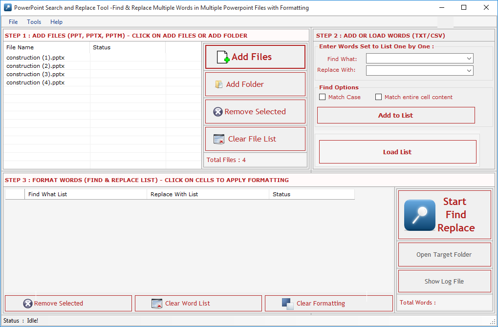 Powerpoint Search and Replace Tool powerpoint-search-replace