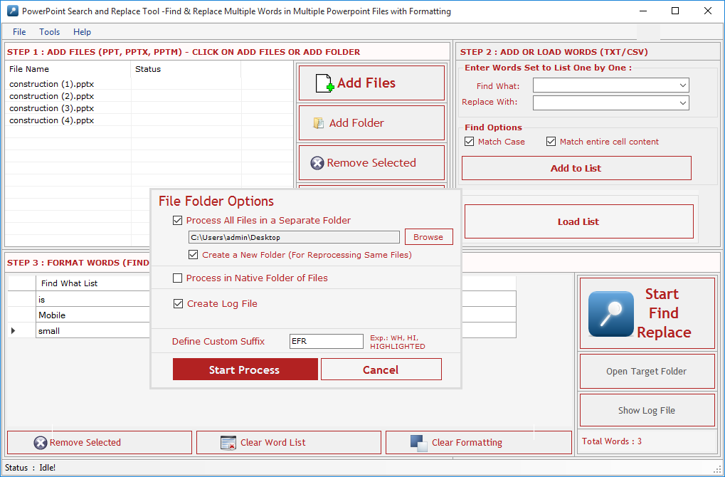 Powerpoint Search and Replace Tool powerpoint-search-replace