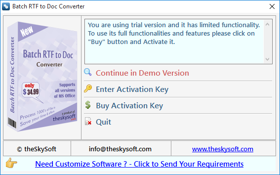 RTF to Doc Converter