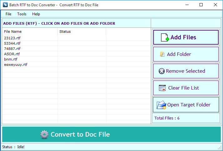 RTF to Doc Converter