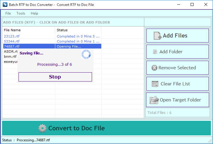 RTF to Doc Converter