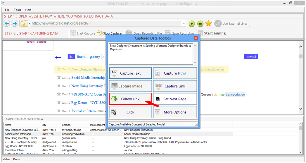 Web Data Miner Web Data Miner