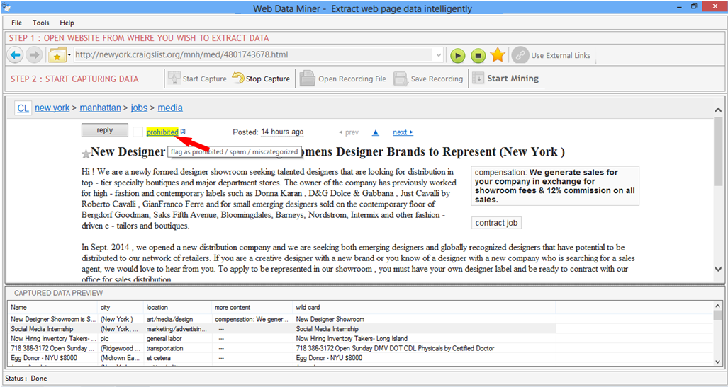 Web Data Miner Web Data Miner