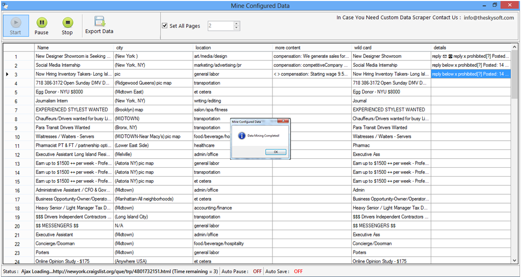 Web Data Miner Web Data Miner