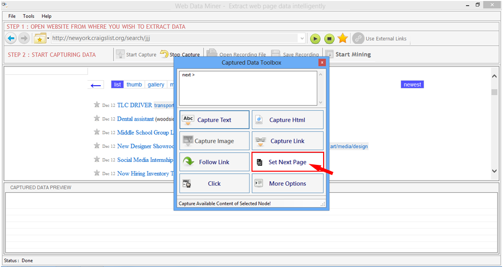 Web Data Miner Web Data Miner