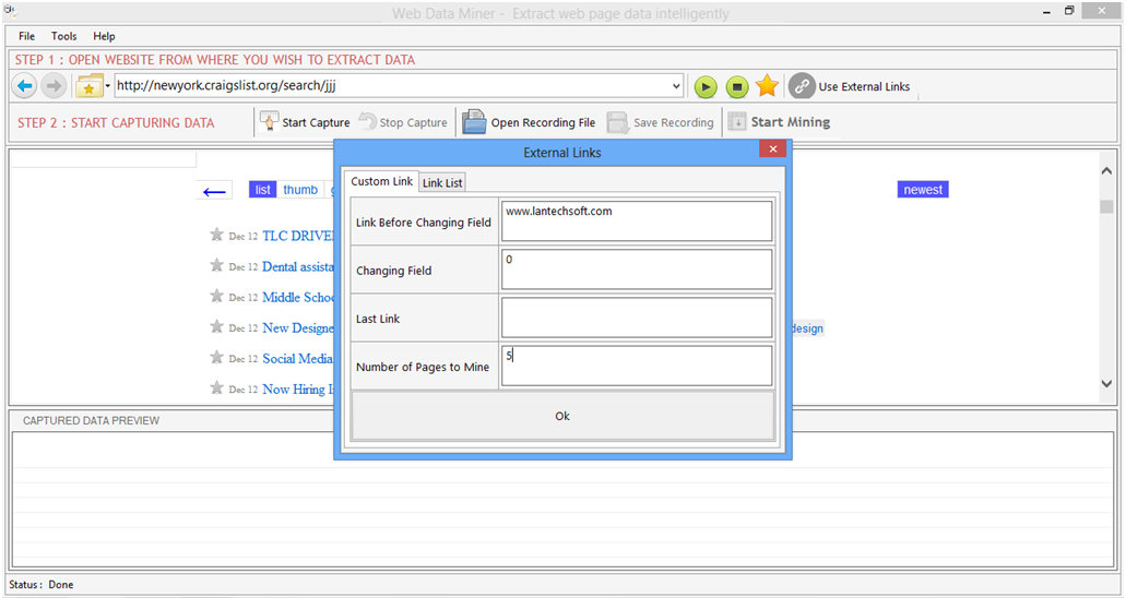 Web Data Miner Web Data Miner