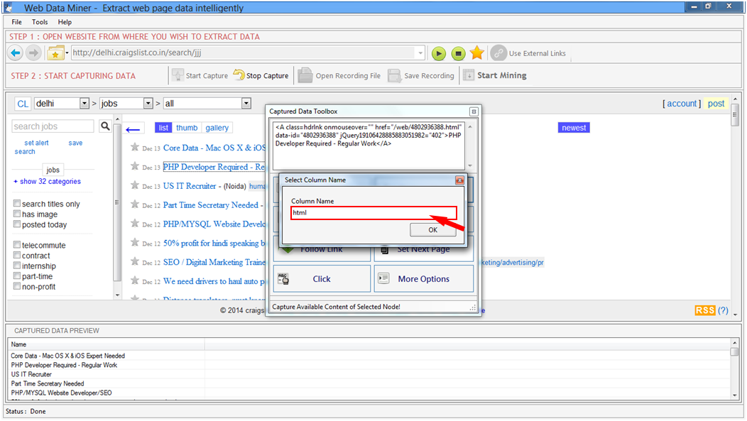 Web Data Miner Web Data Miner